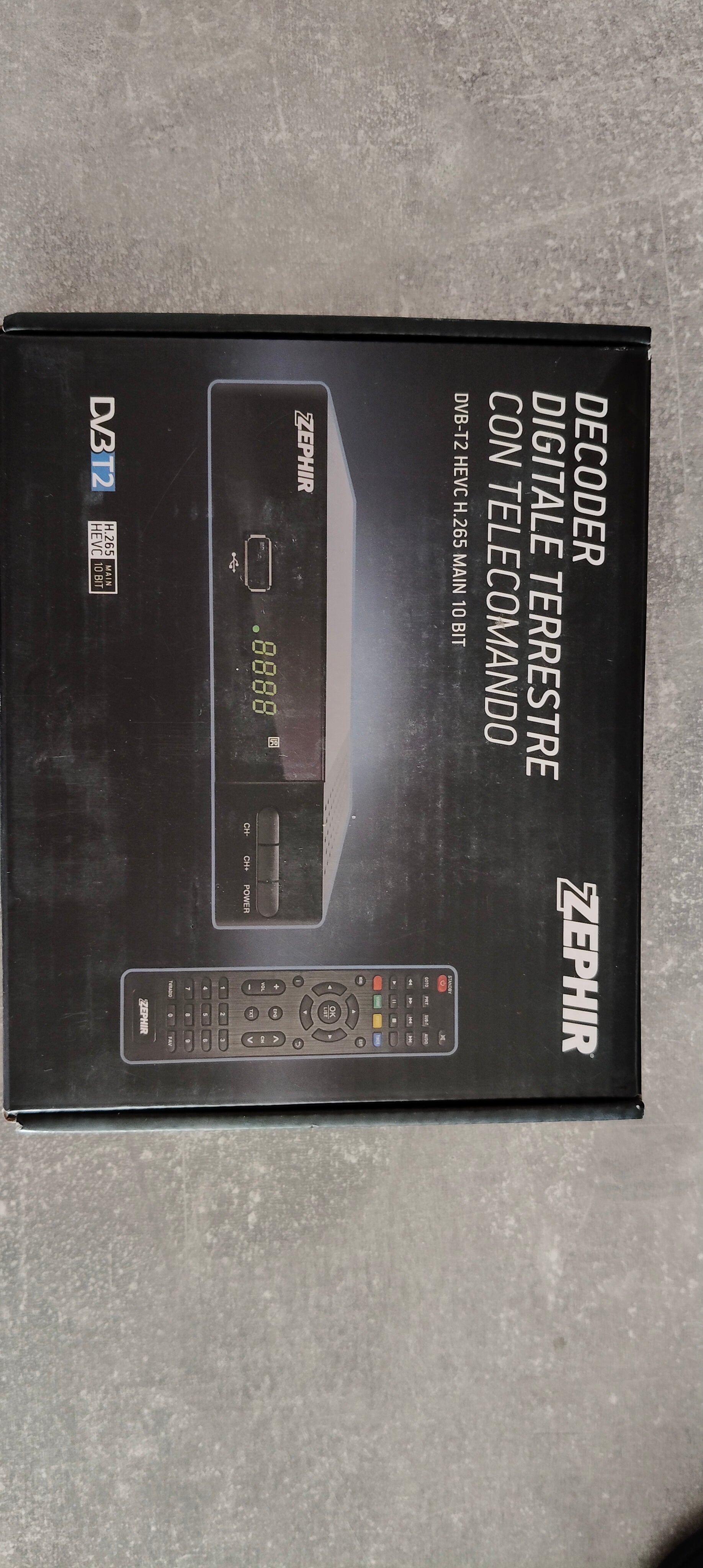 DECODER DIGITALE TERESTRE CON TELECOMANDO