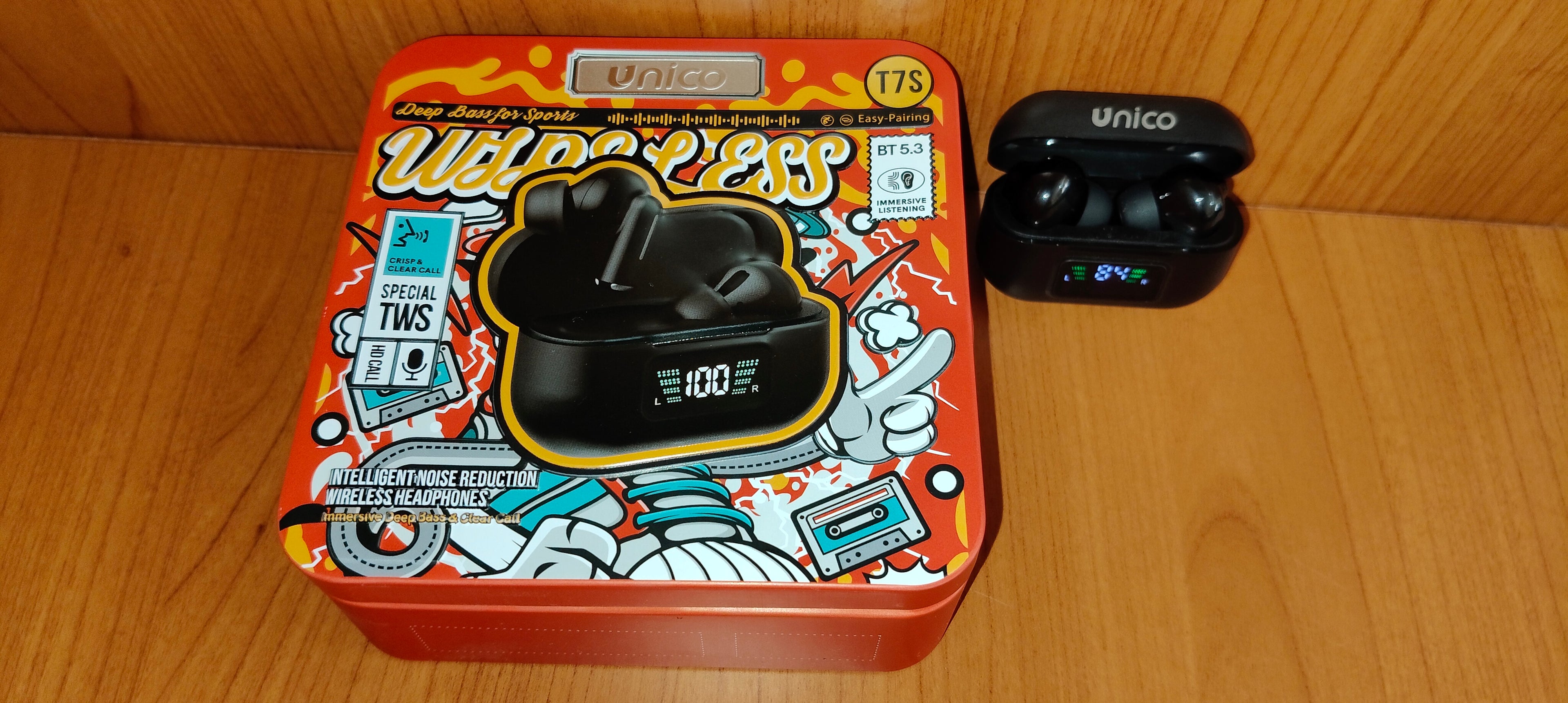 UNICOSTAR CUFFIE WIRELESS T7S