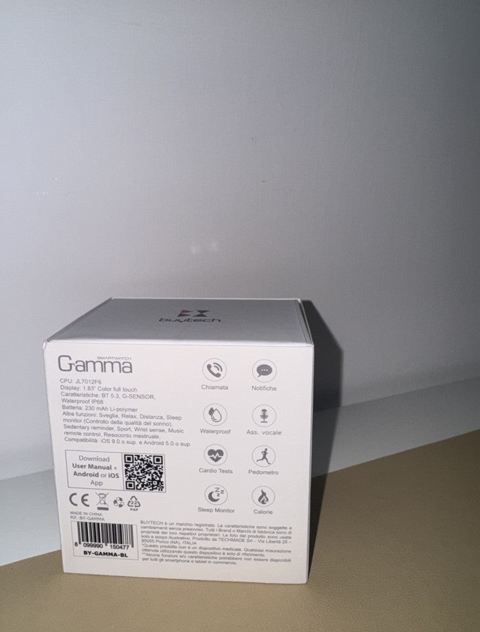 Buytech SMARTWATCH BY-GAMMA (GRIGIO)