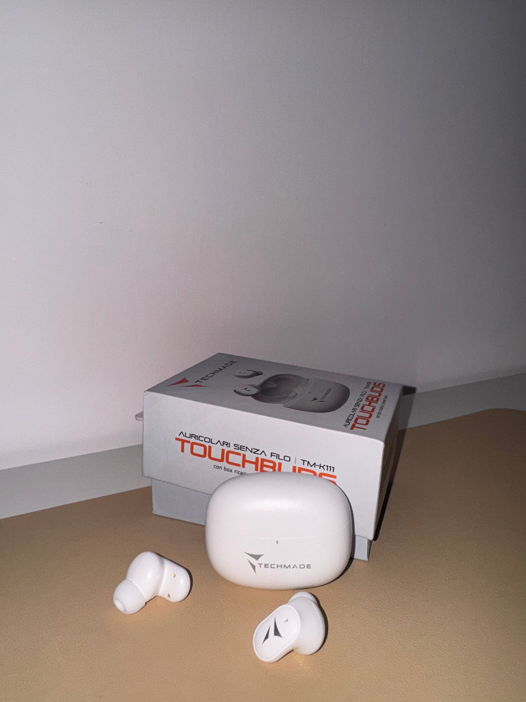 TOUCHBUDS AURICOLARI SENZA FILO