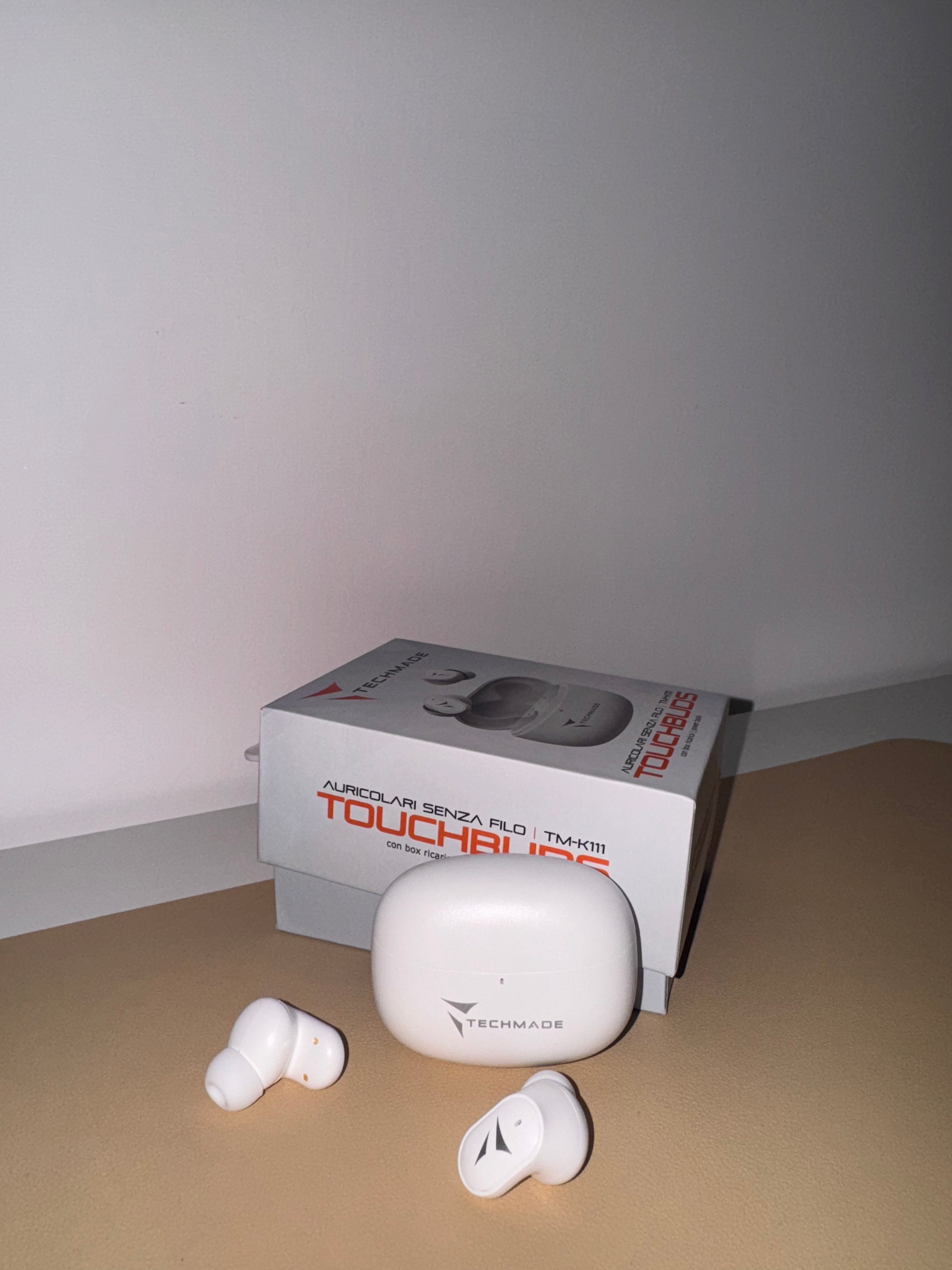 TOUCHBUDS AURICOLARI SENZA FILO