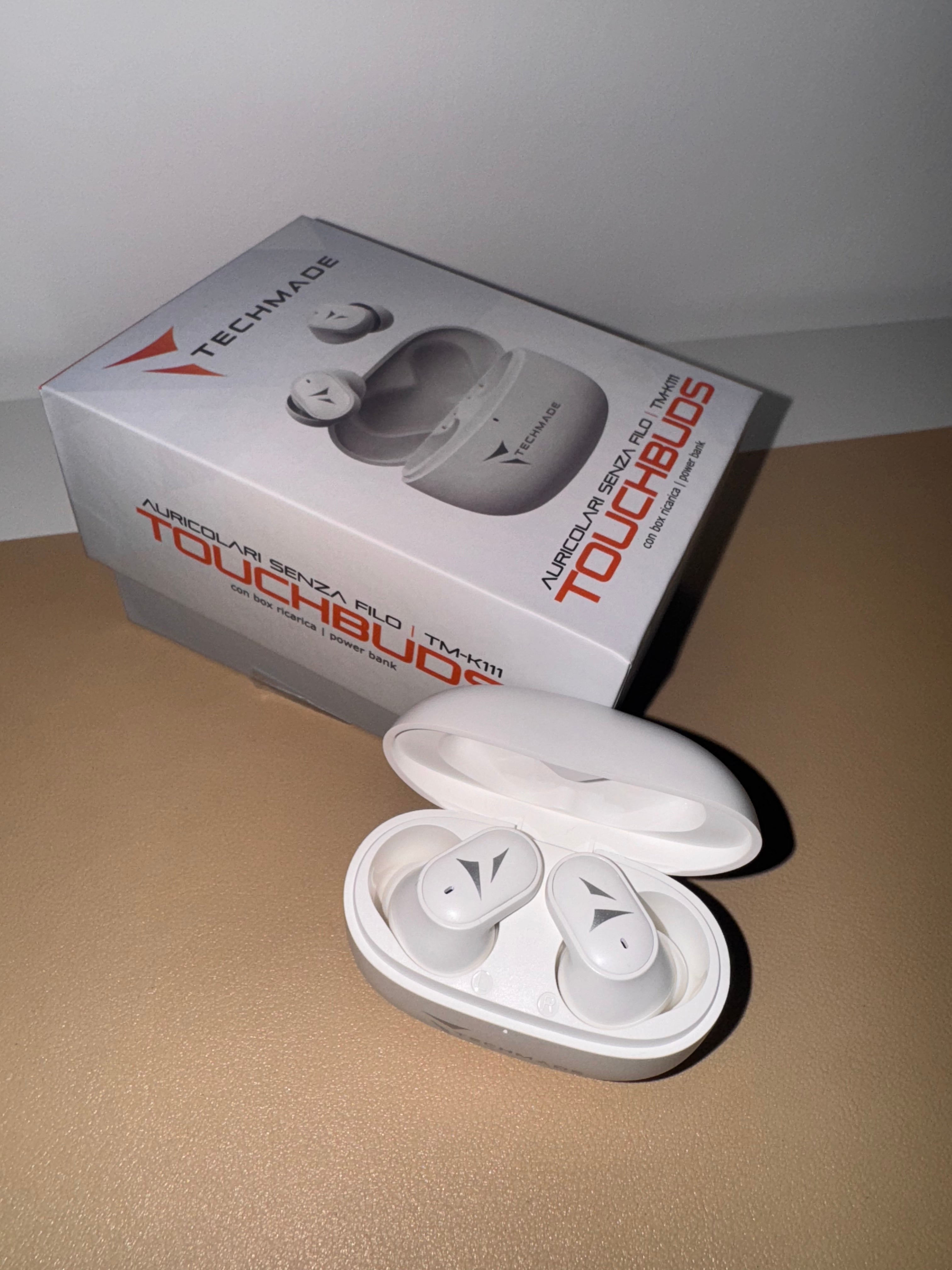 TOUCHBUDS AURICOLARI SENZA FILO