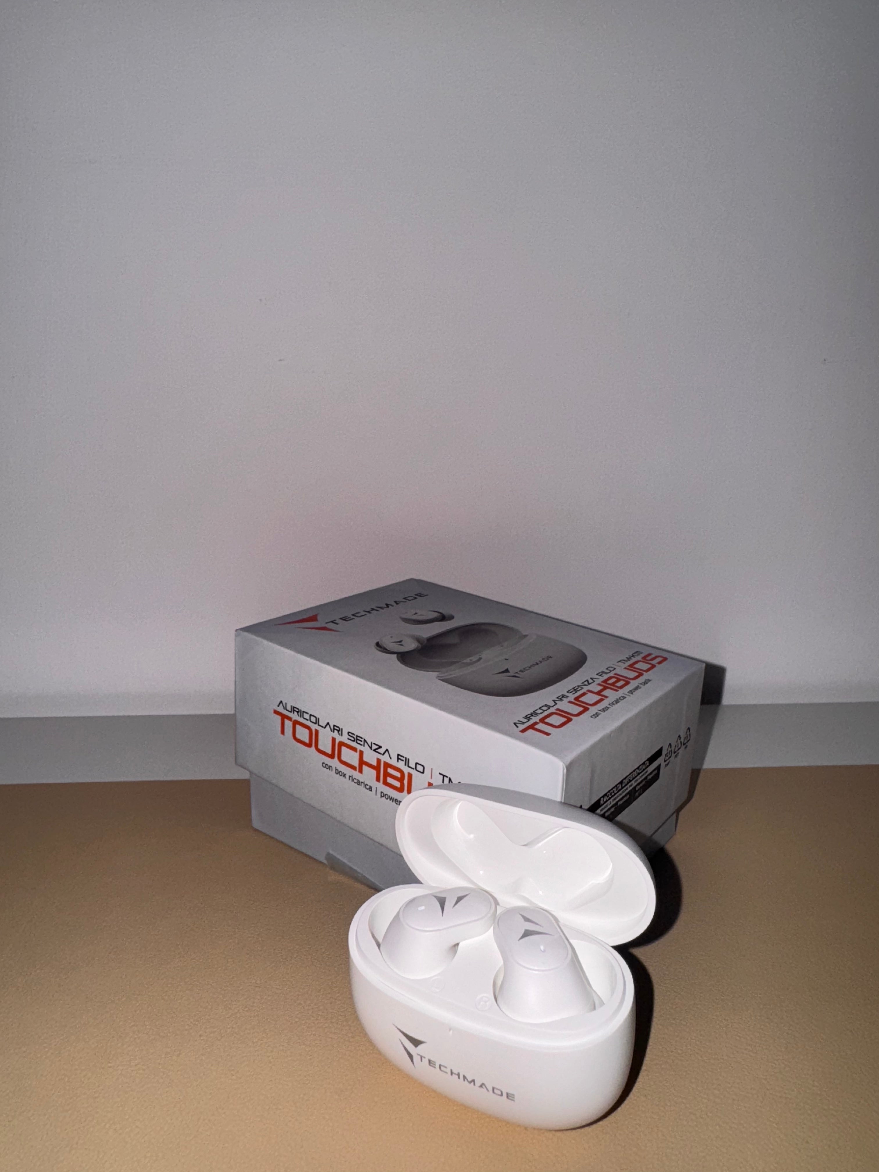 TOUCHBUDS AURICOLARI SENZA FILO