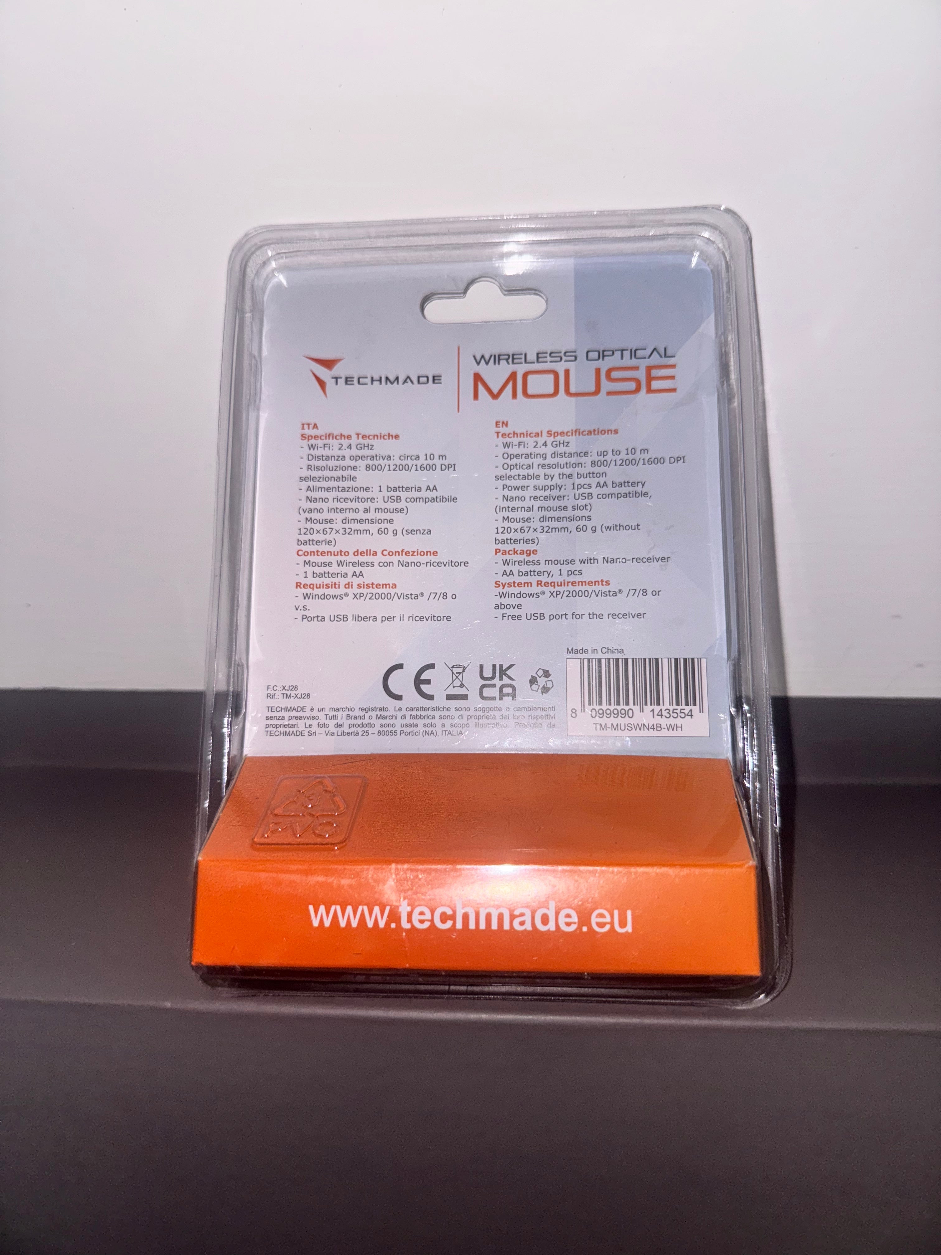 WIRELESS OPTICAL MOUSE