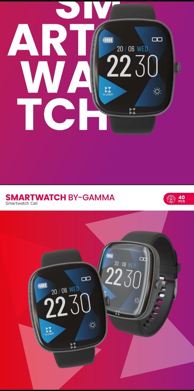 Buytech SMARTWATCH BY-GAMMA (BLU)